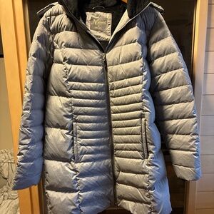 Natural Reflections Women's Gray Puffer Coat